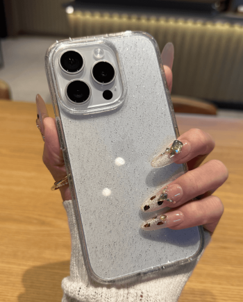 Sparkling powder starry sky case for iPhone