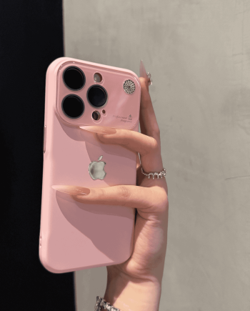Large-window liquid silicone aroma case for iPhone