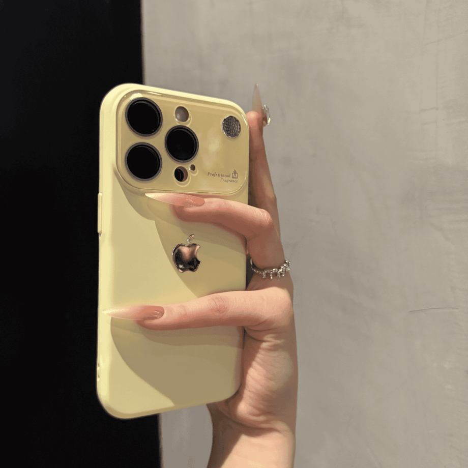 Large-window liquid silicone aroma case for iPhone