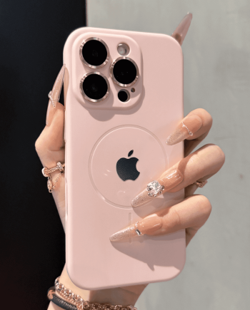 Full-covered frosted anti-fall magnetic case for iPhone