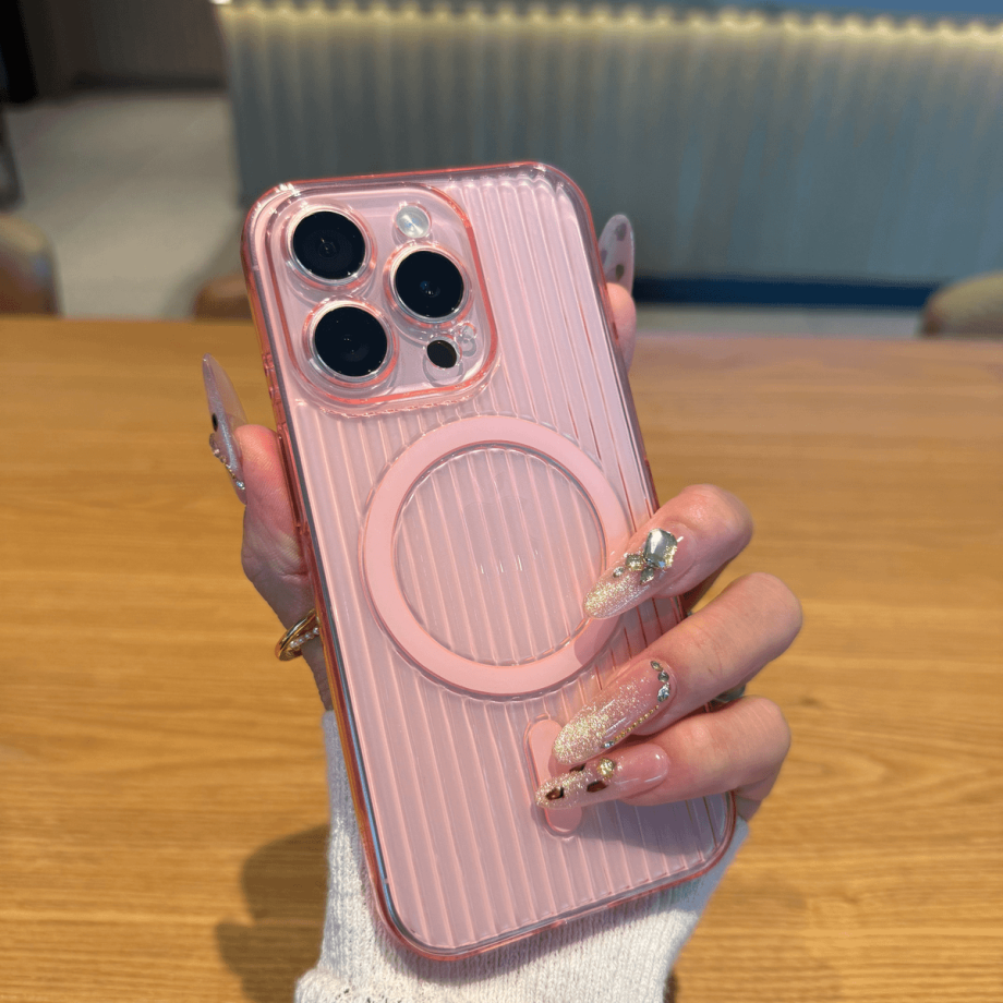Stereoscopic creative anti-fall magnetic phone case