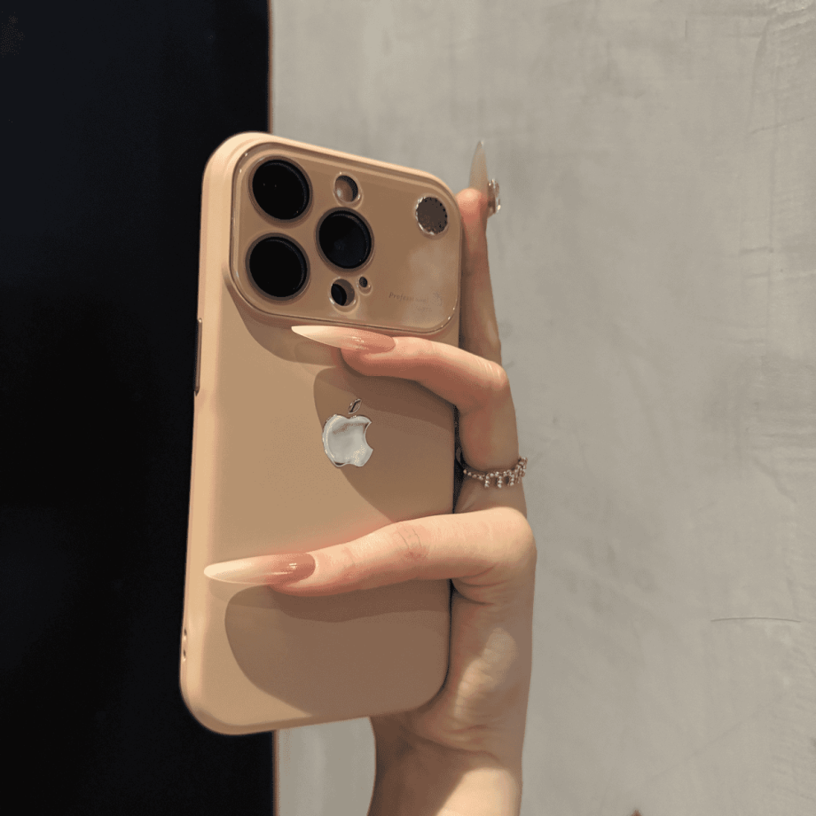 Large-window liquid silicone aroma case for iPhone