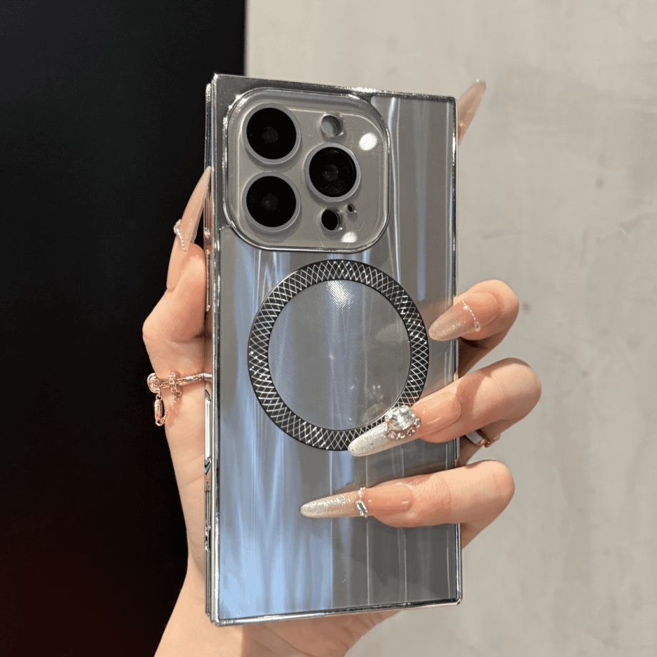 Square Aurora Magnetic Case for iPhone