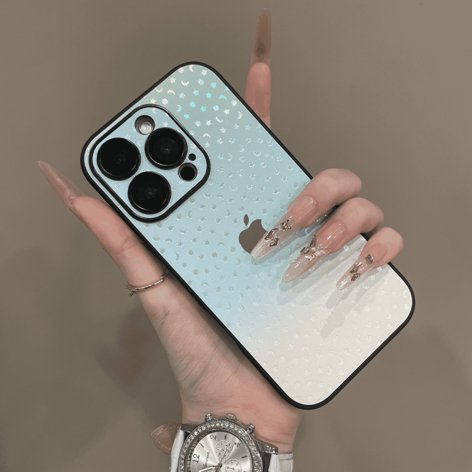 Gradient laser star all inclusive case for iPhone