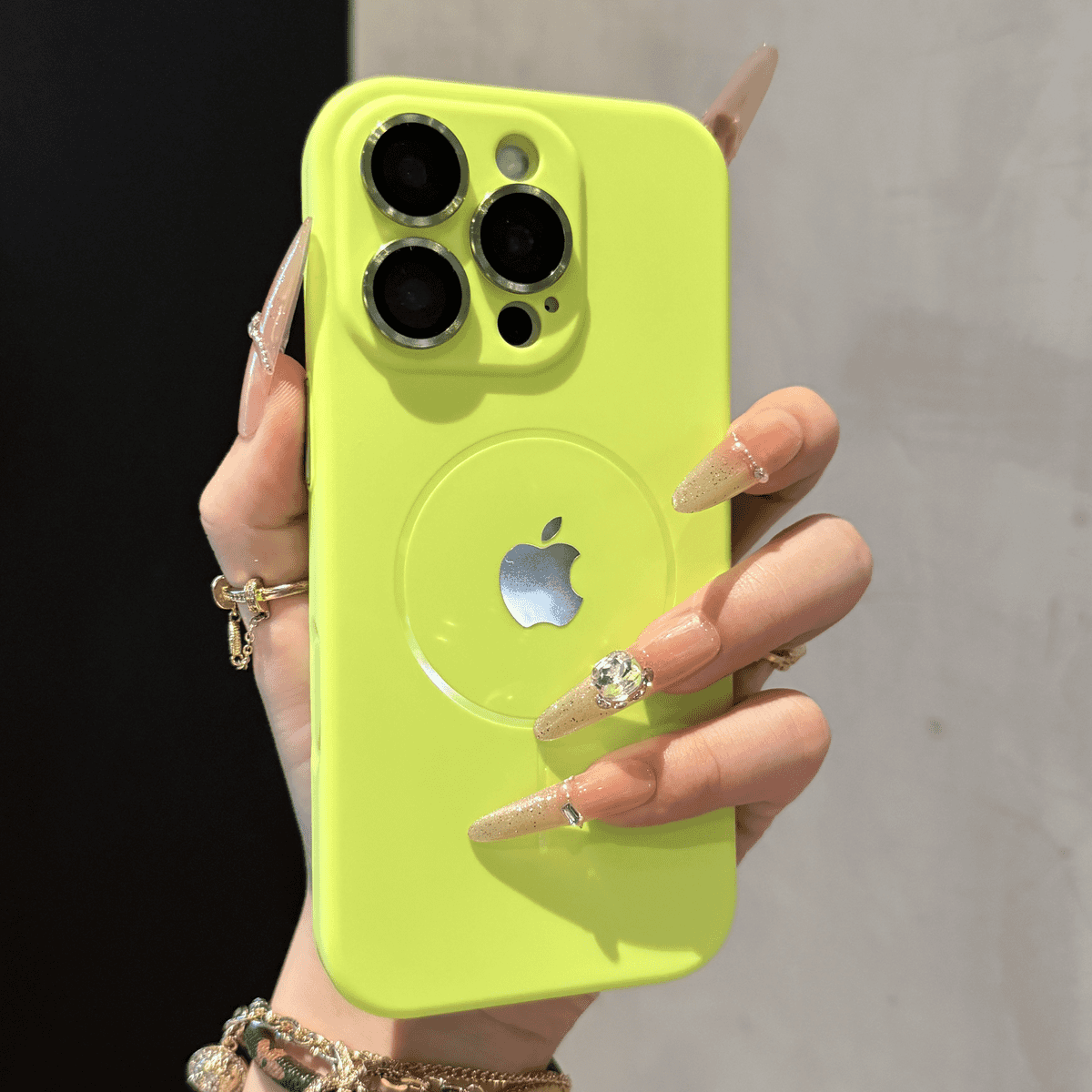 Full-covered frosted anti-fall magnetic case for iPhone - Image 6