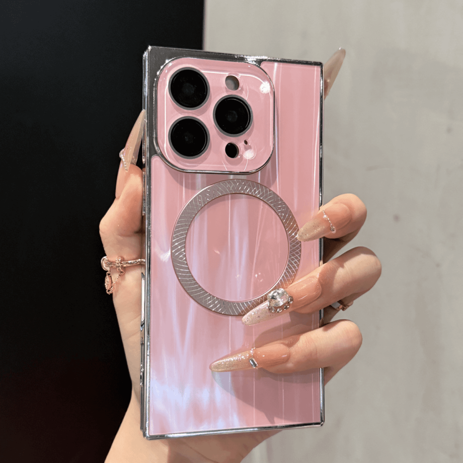 Square Aurora Magnetic Case for iPhone