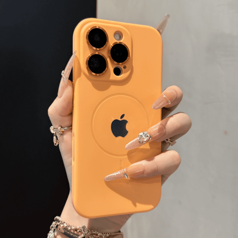 Full-covered frosted anti-fall magnetic case for iPhone