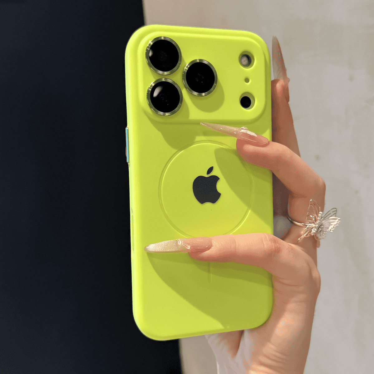Premium liquid-touch magnetic case for iPhone