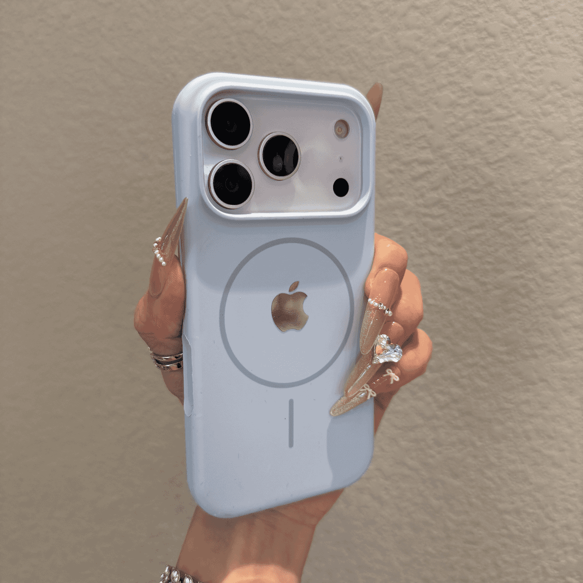 All inclusive liquid silicone magnetic case for iPhone