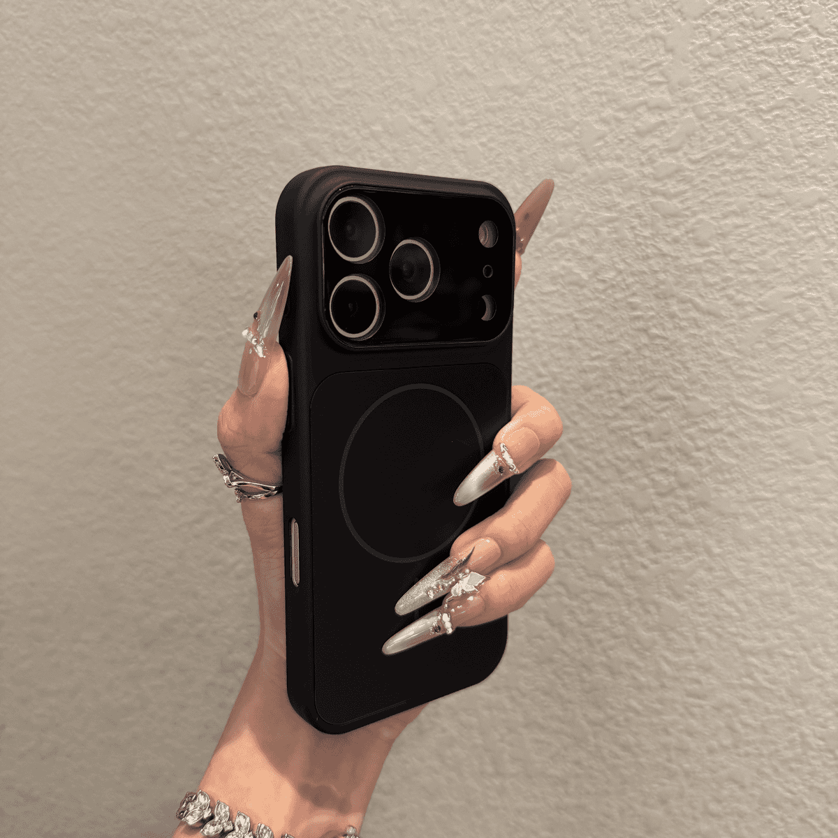 New frosted glass all inclusive magnetic case for iPhone