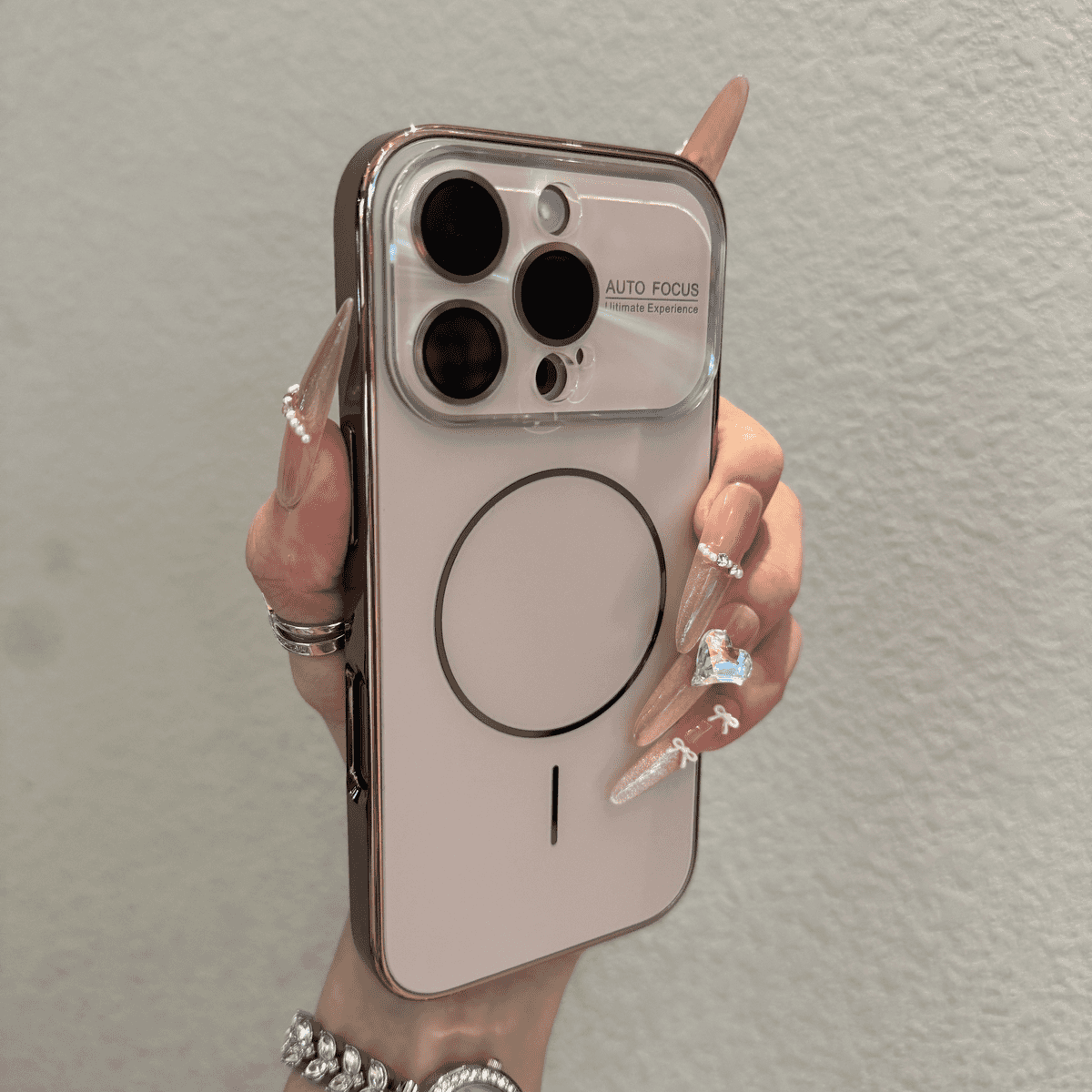 Advanced large window magnetic case for iPhone