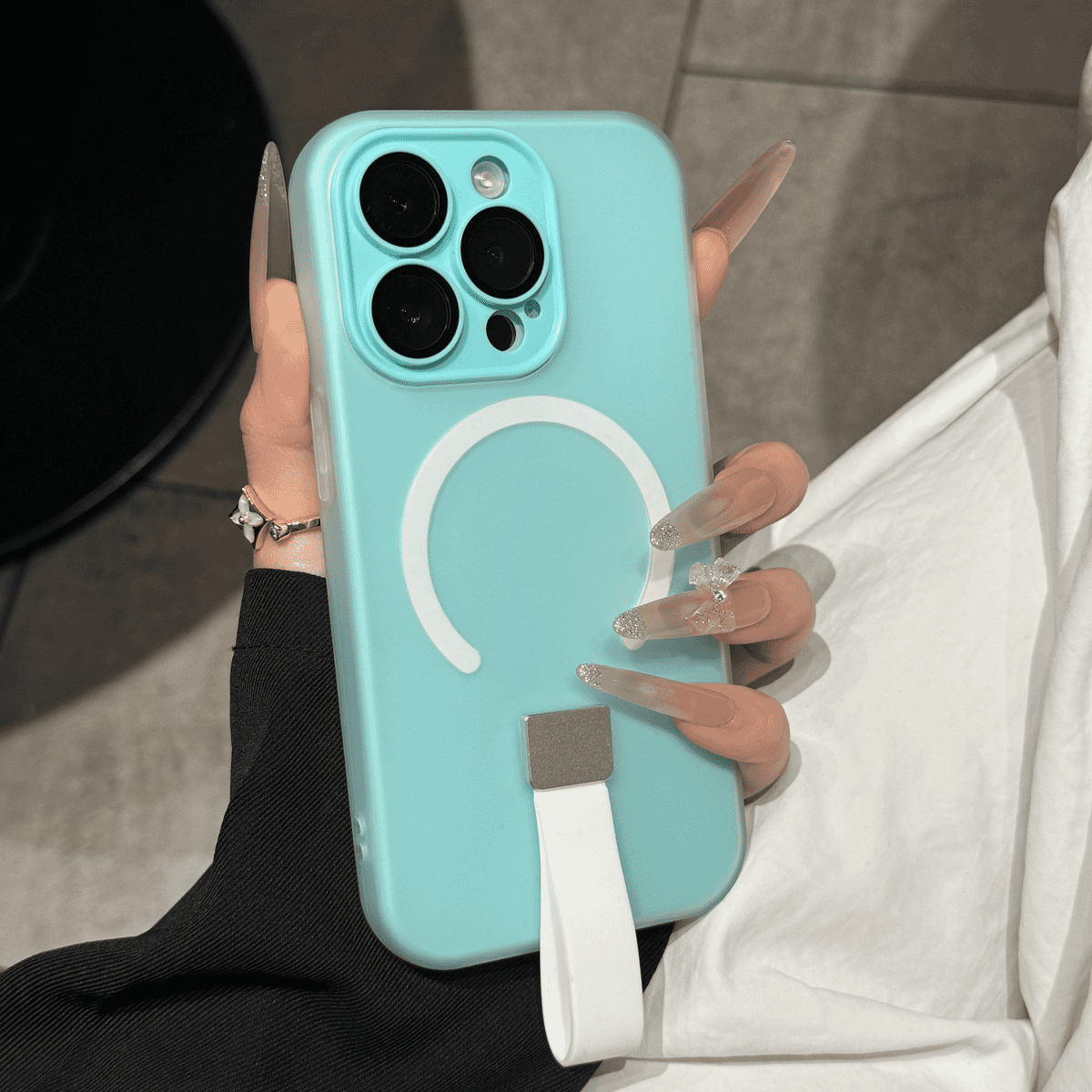 High aesthetic jelly magnetic case for iPhone