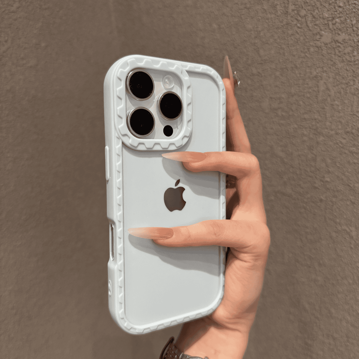 Pure color frosted silicone case for iPhone