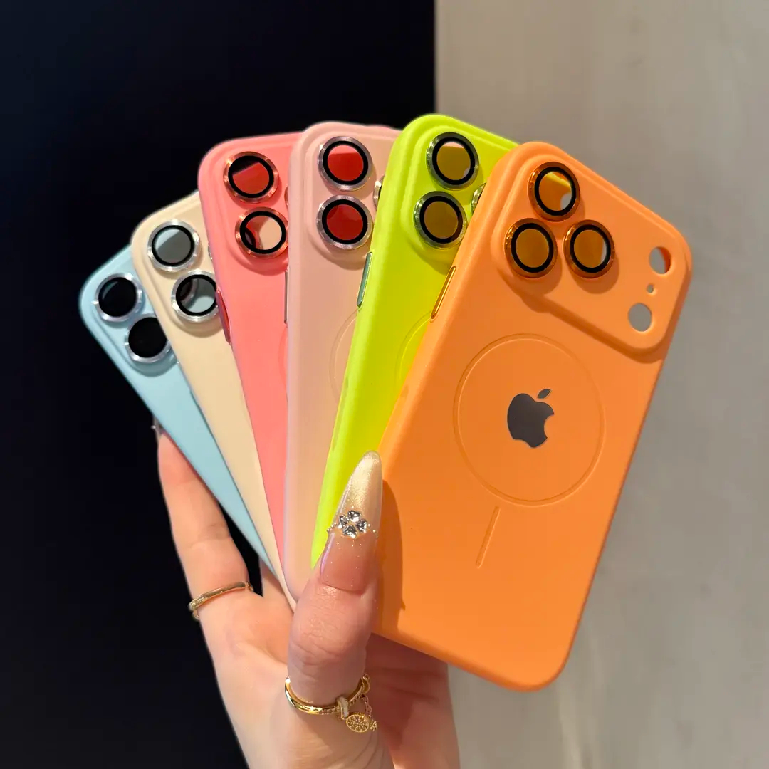 Premium liquid-touch magnetic case for iPhone