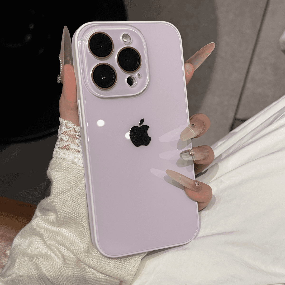 New all inclusive tempered glass case for iPhone