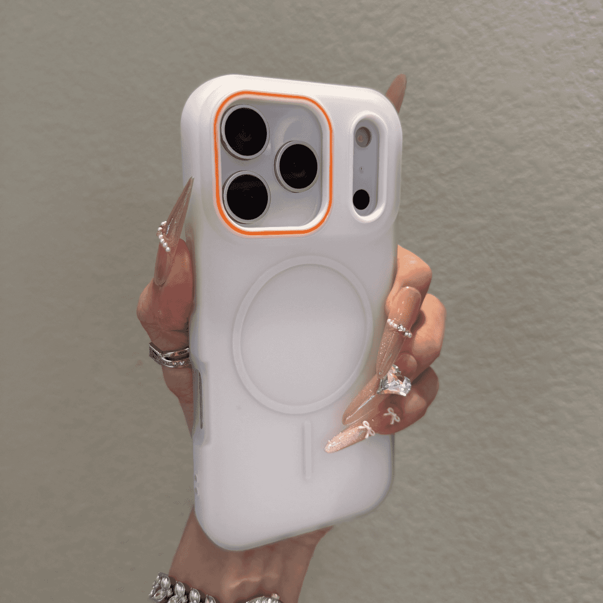 Matte jelly magnetic case for iPhone