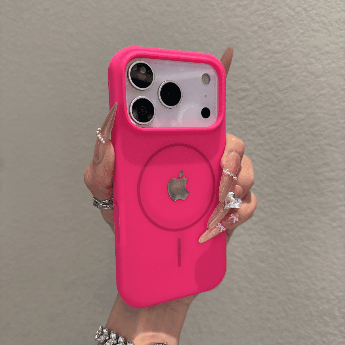 All inclusive liquid silicone magnetic case for iPhone