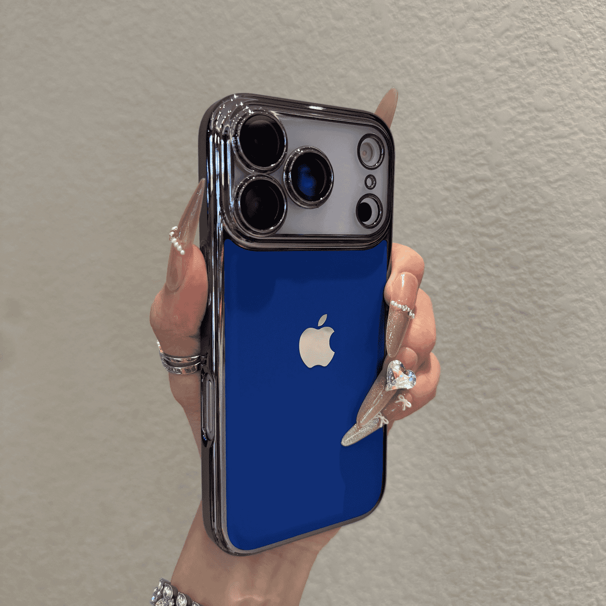 Advanced electroplated leather pattern case for iPhone