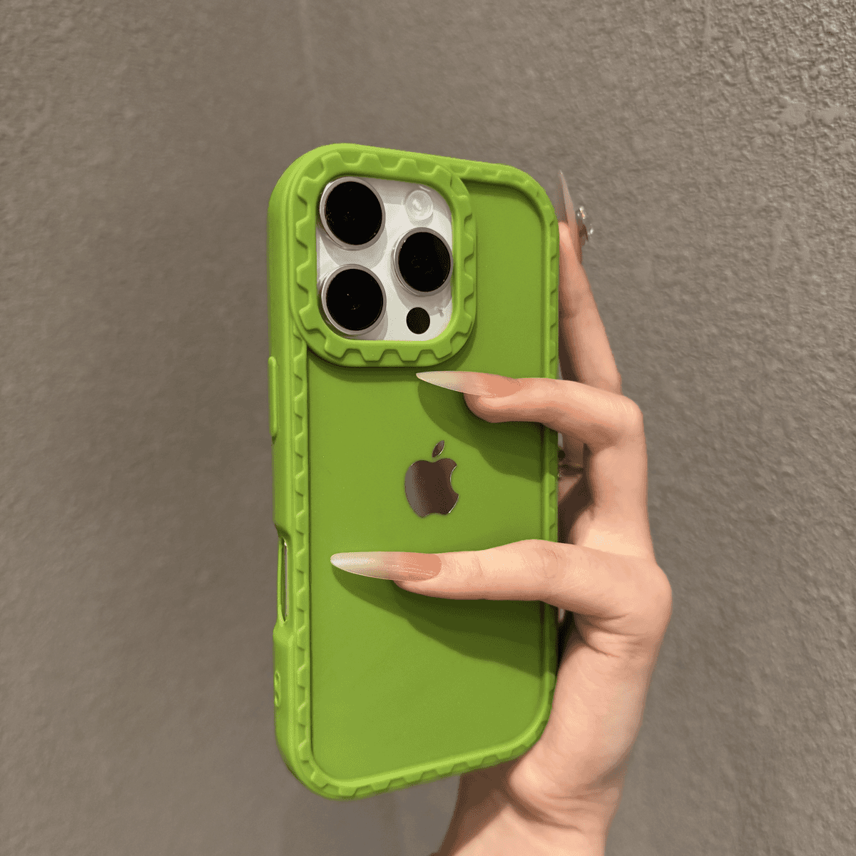 Pure color frosted silicone case for iPhone