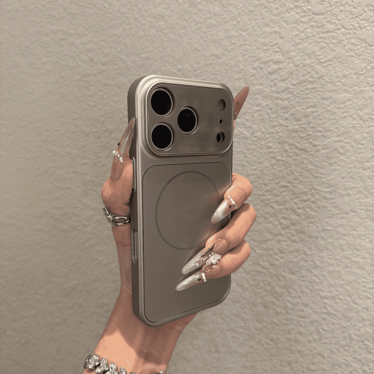 New frosted glass all inclusive magnetic case for iPhone