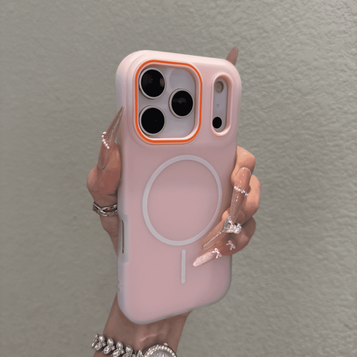 Matte jelly magnetic case for iPhone