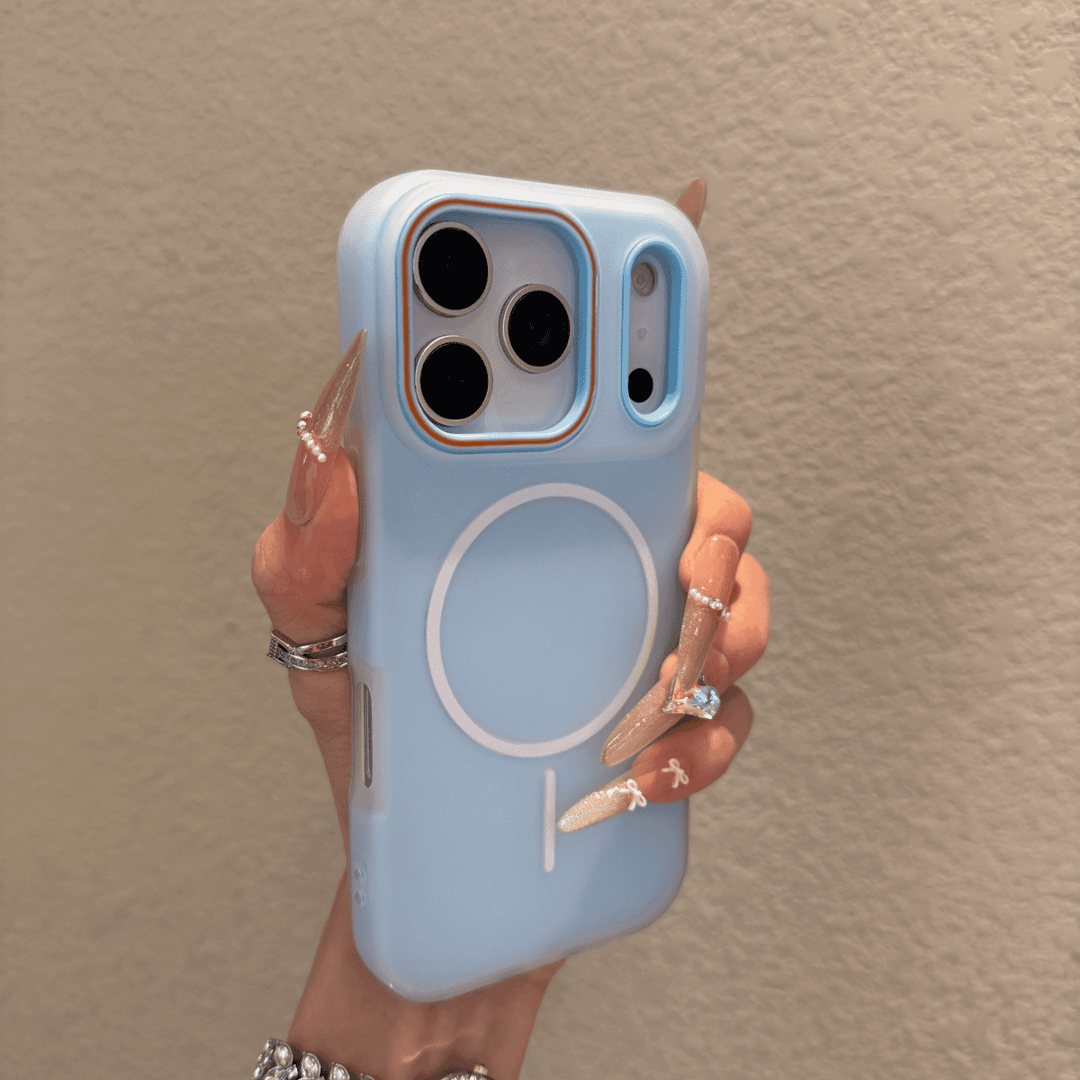 Matte jelly magnetic case for iPhone