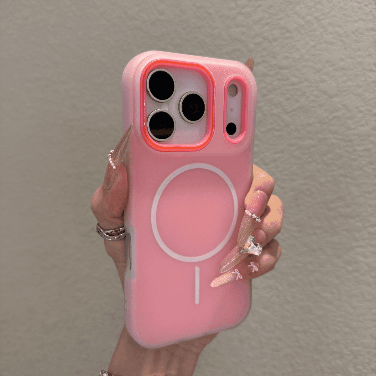 Matte jelly magnetic case for iPhone