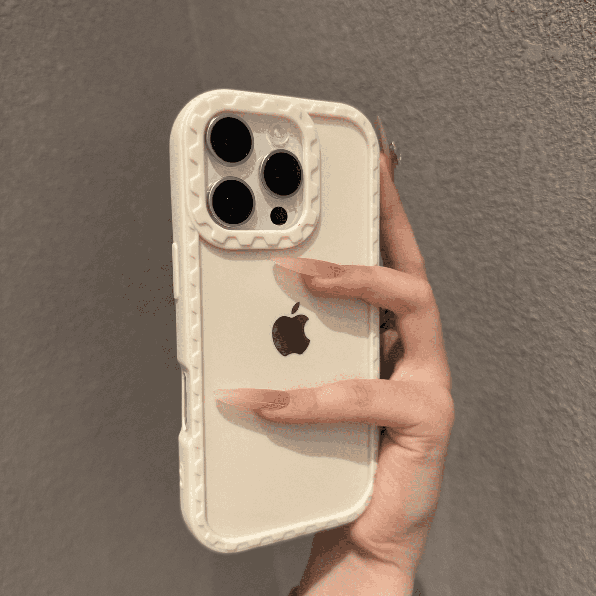 Pure color frosted silicone case for iPhone