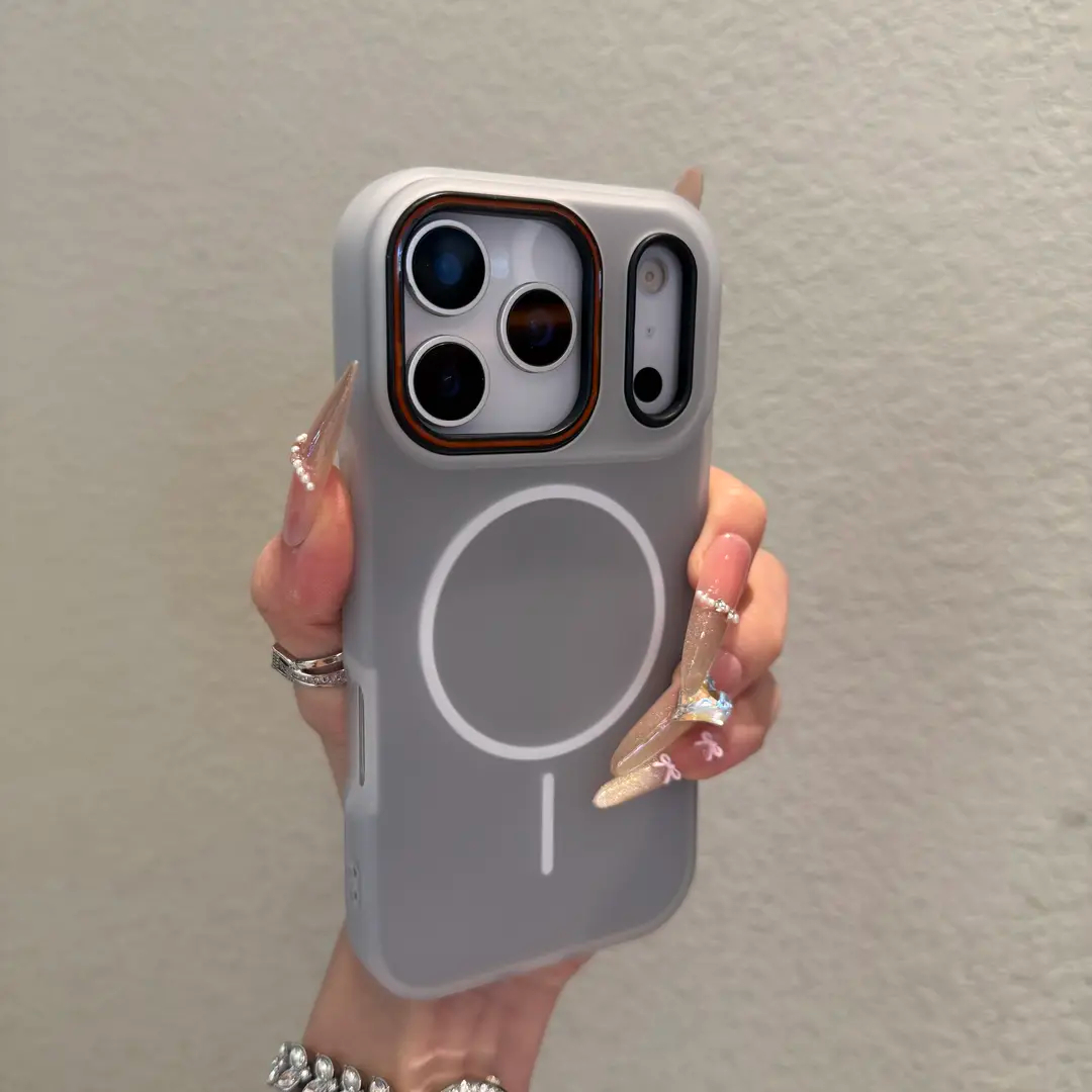 Matte jelly magnetic case for iPhone