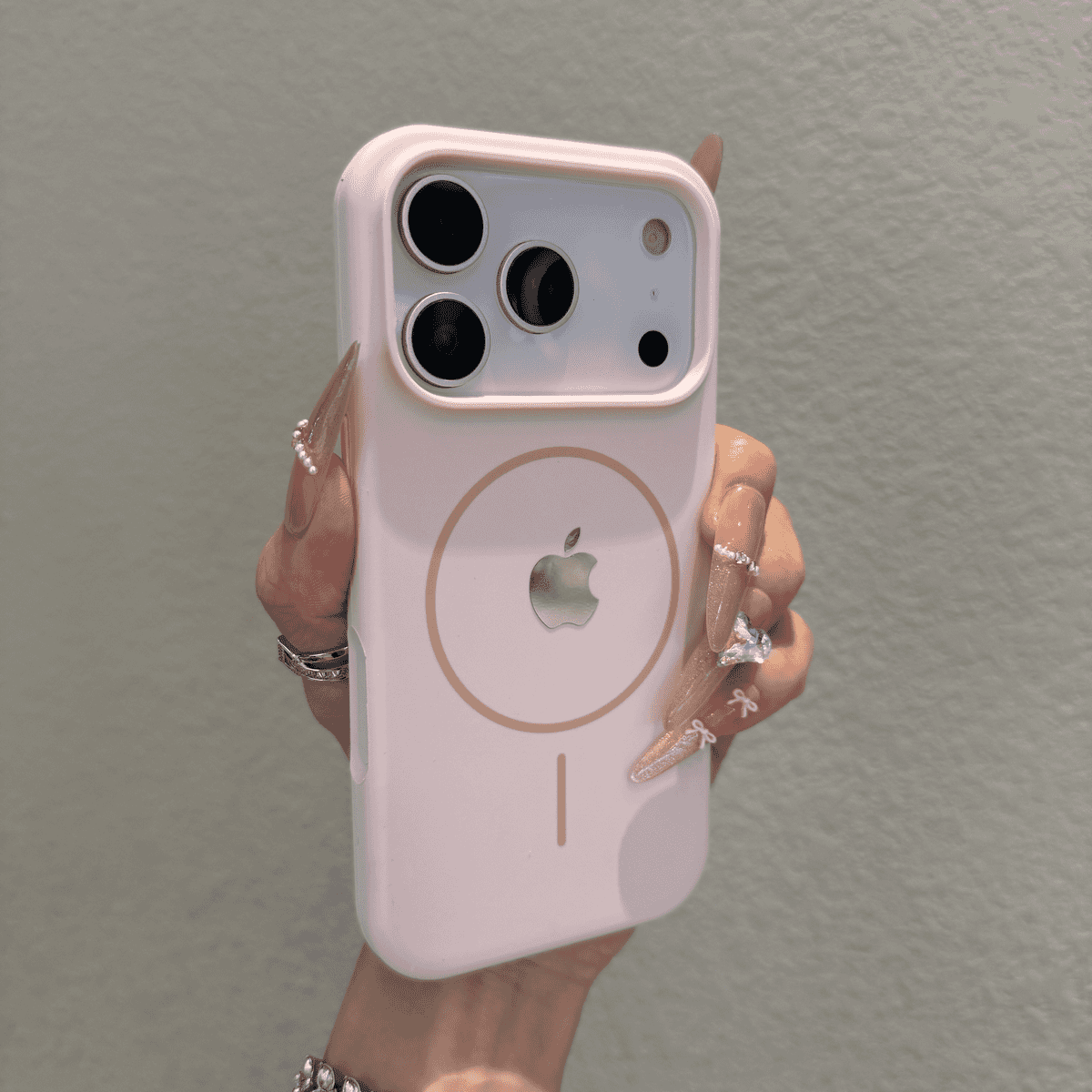 All inclusive liquid silicone magnetic case for iPhone