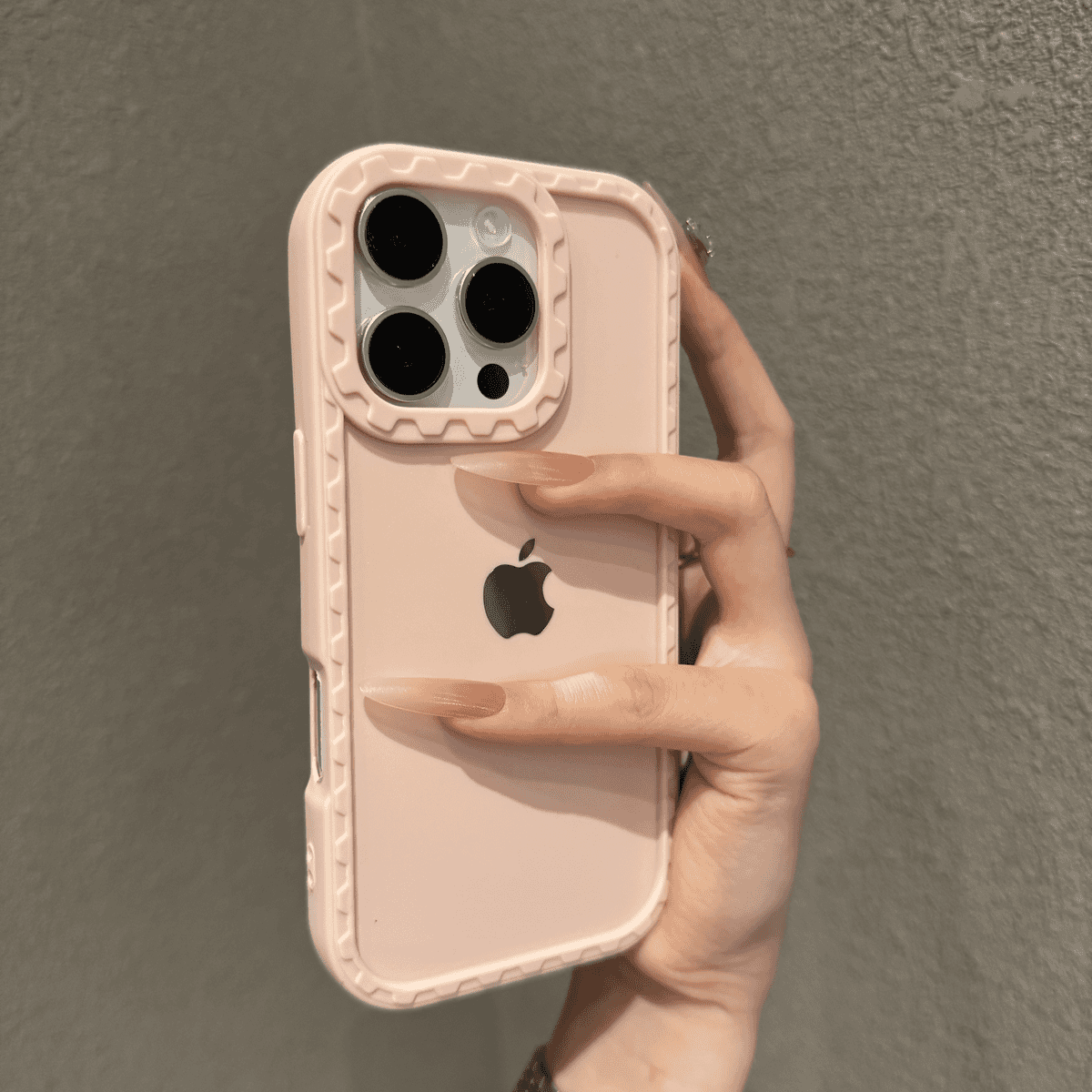 Pure color frosted silicone case for iPhone