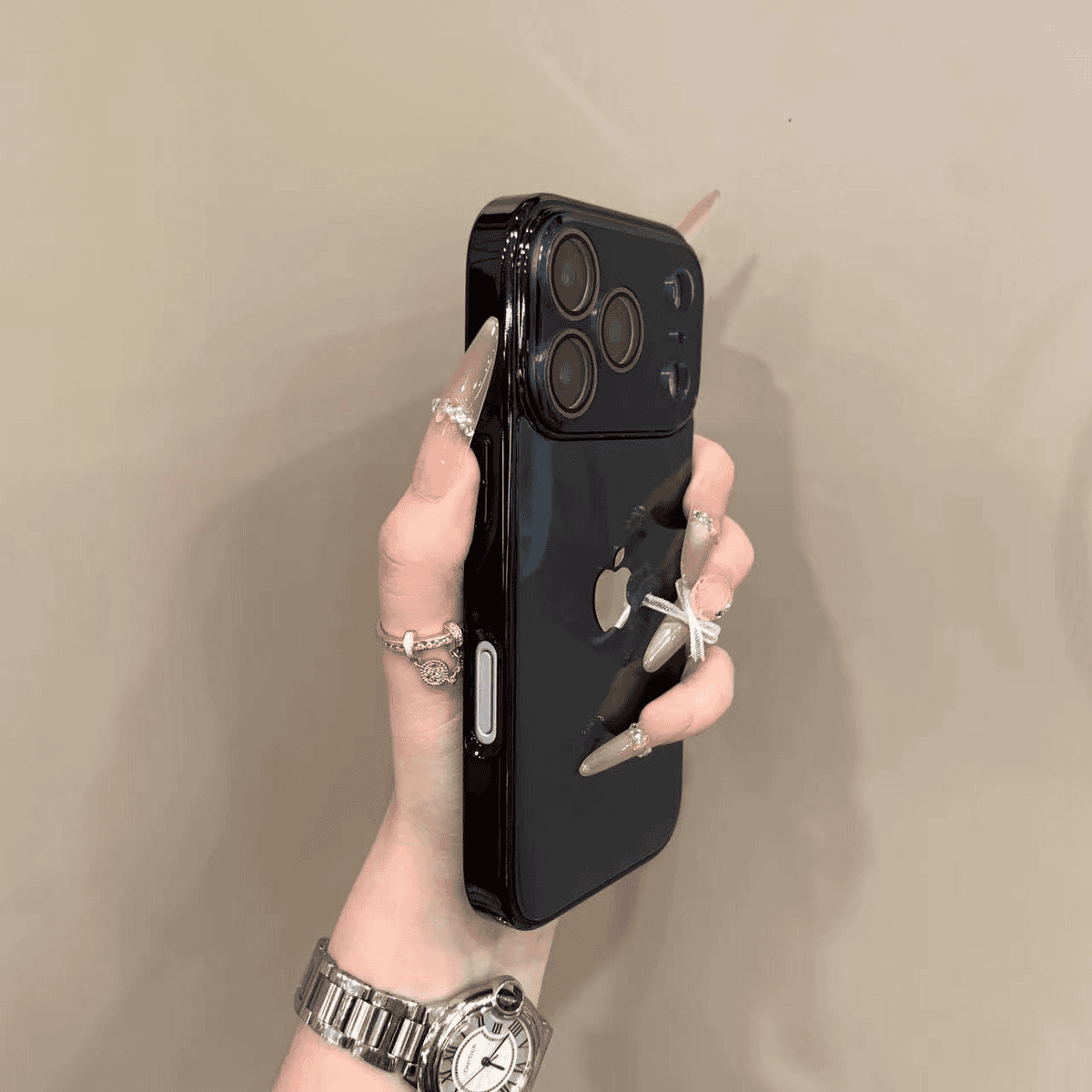 Advanced electroplated glass lens film case for iPhone