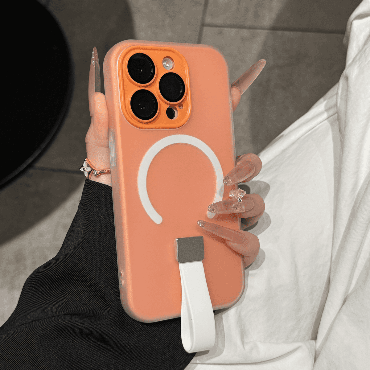 High aesthetic jelly magnetic case for iPhone