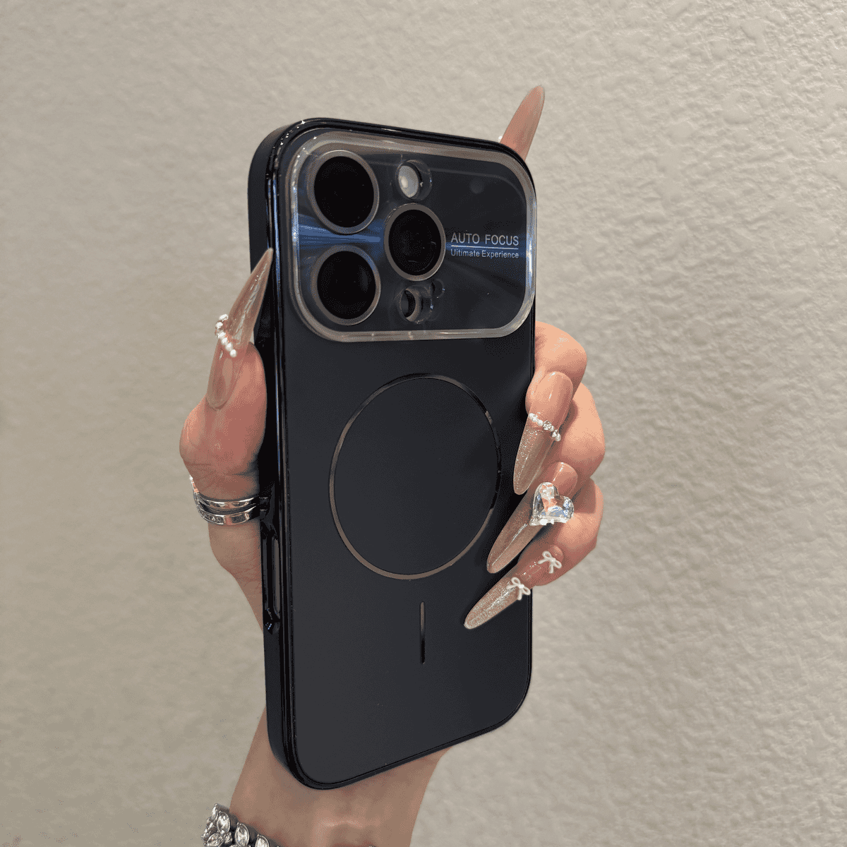 Advanced large window magnetic case for iPhone