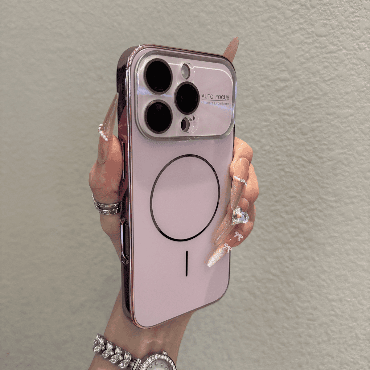 Advanced large window magnetic case for iPhone