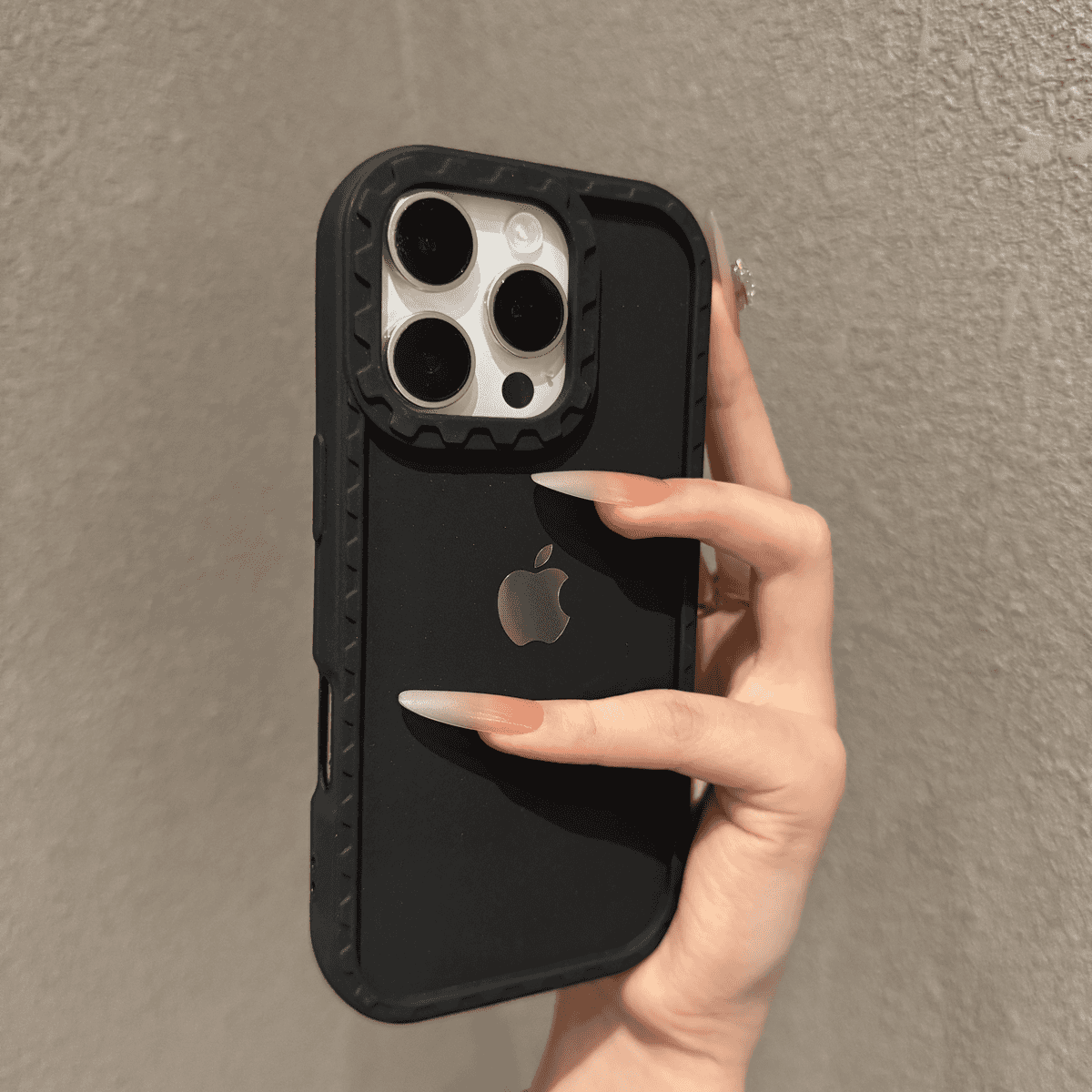 Pure color frosted silicone case for iPhone
