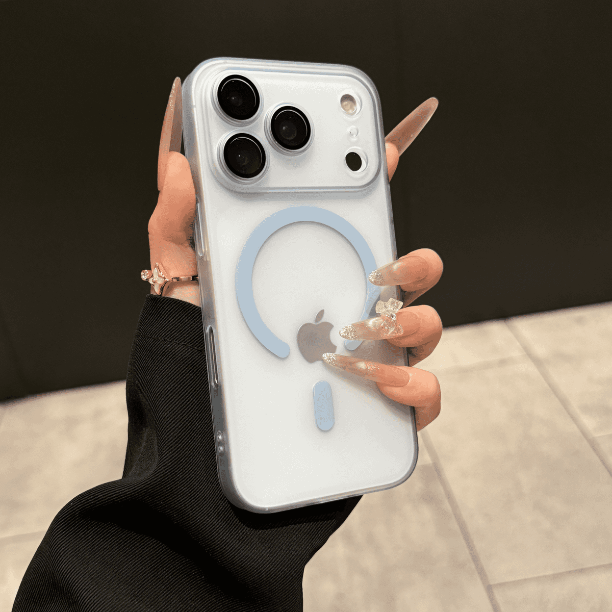 All inclusive lens film frosted magnetic case for iPhone