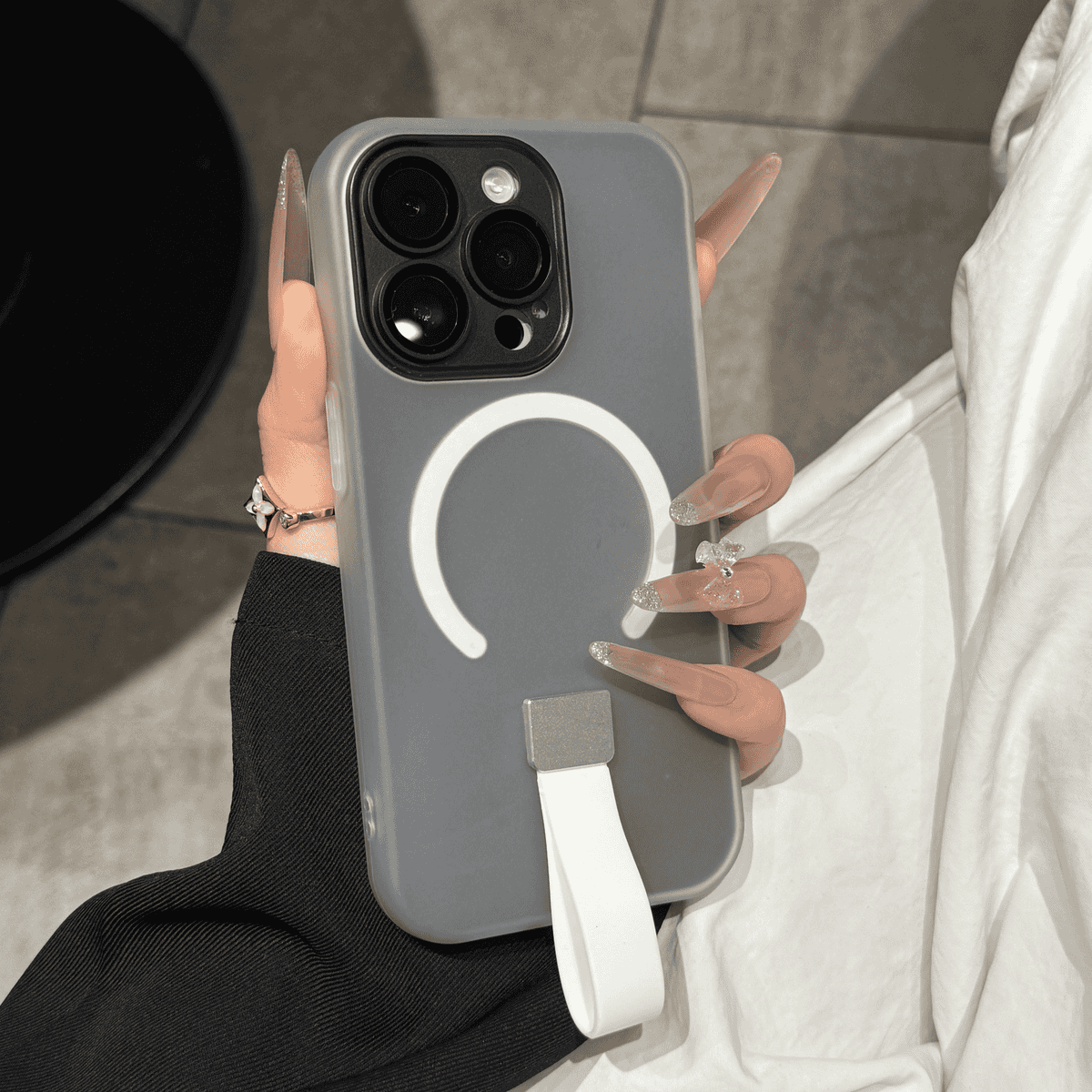 High aesthetic jelly magnetic case for iPhone