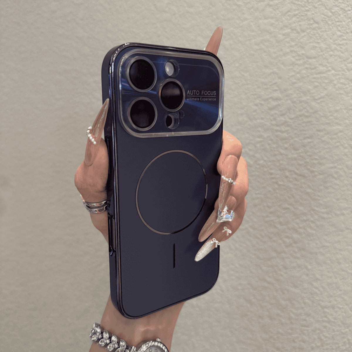 Advanced large window magnetic case for iPhone