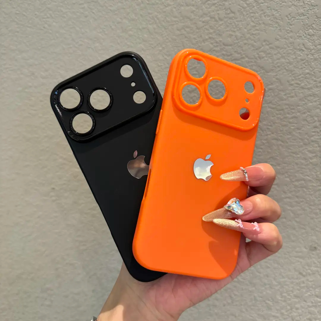 Large window frosted silicone soft case for iPhone