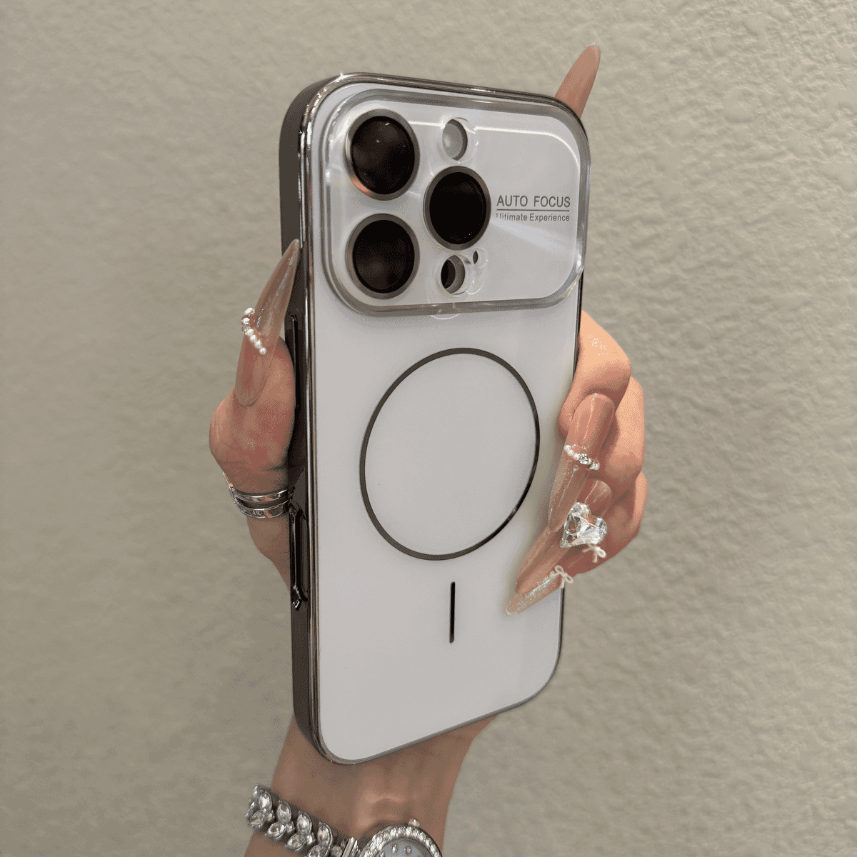 Advanced large window magnetic case for iPhone
