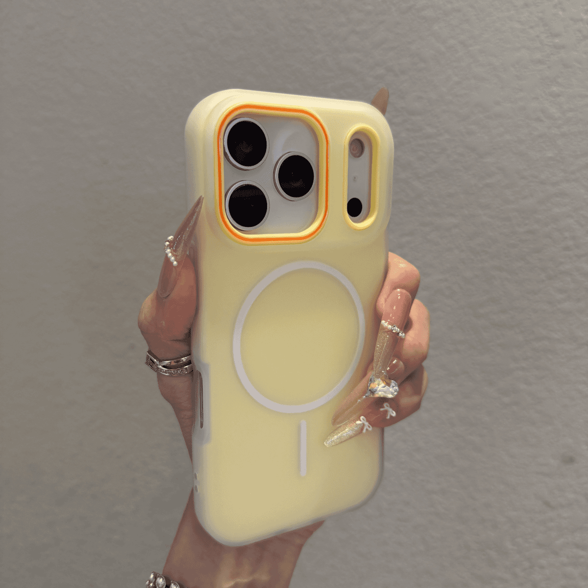 Matte jelly magnetic case for iPhone