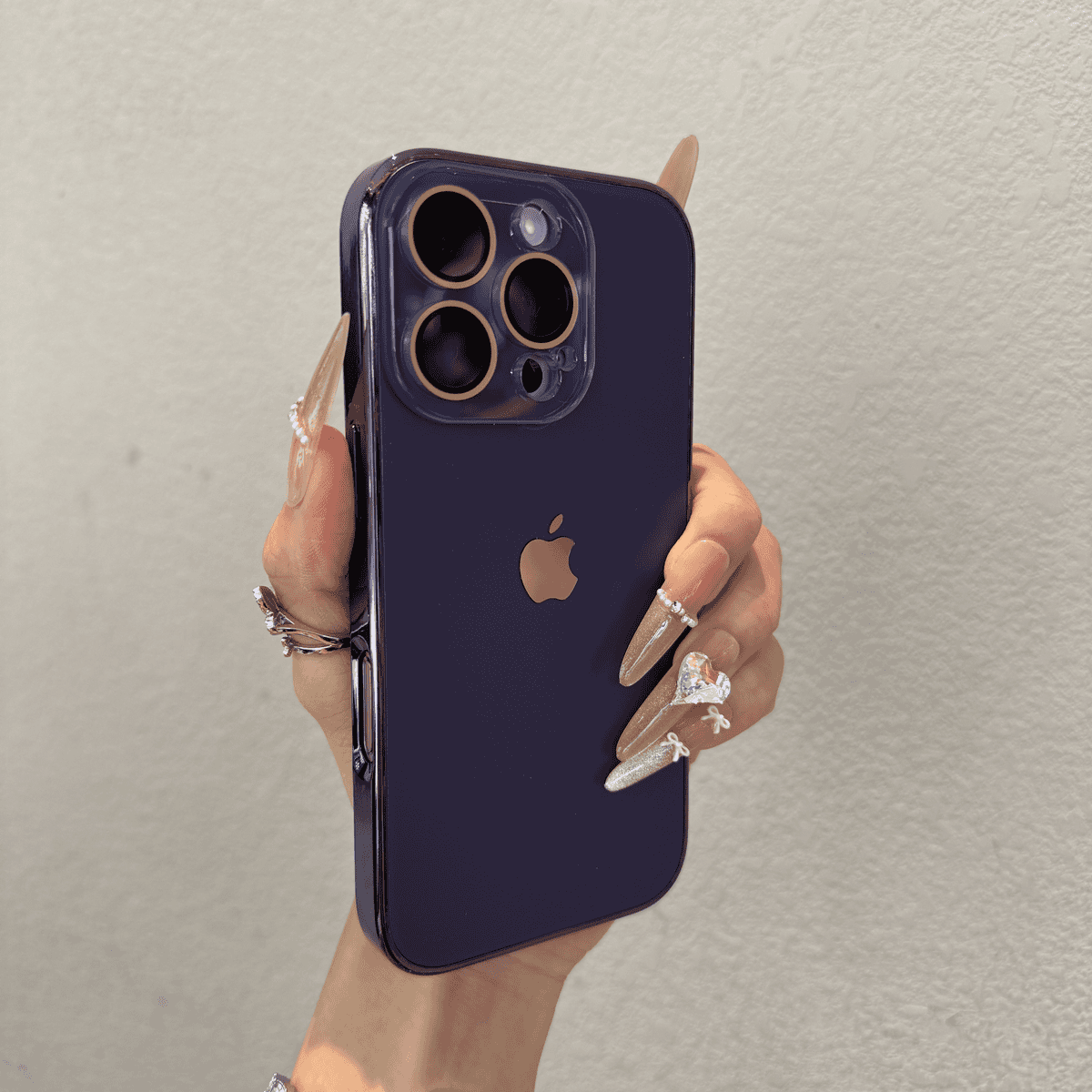 Advanced glass lens film frosted case for iPhone - Image 5