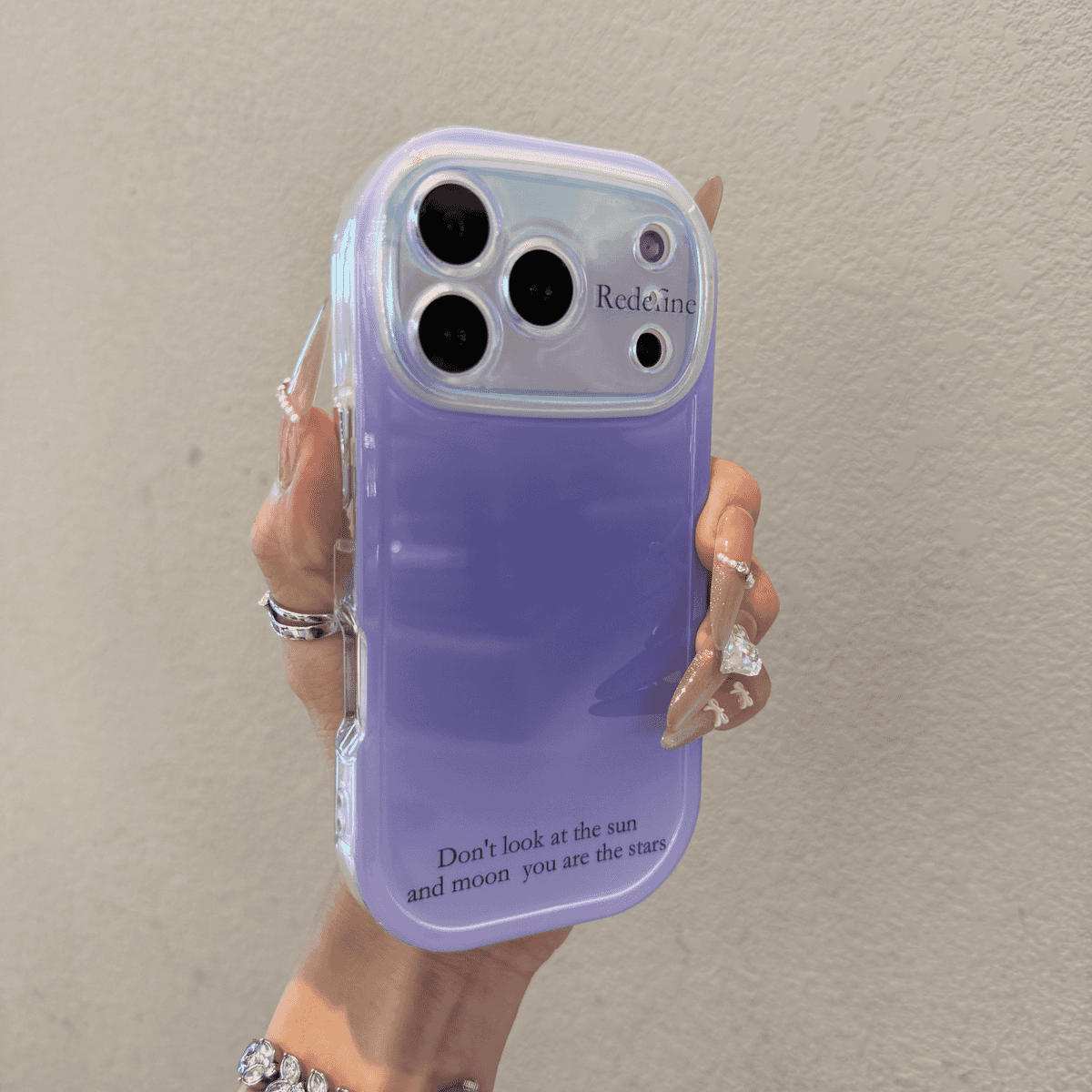 Laser lens smudging case for iPhone