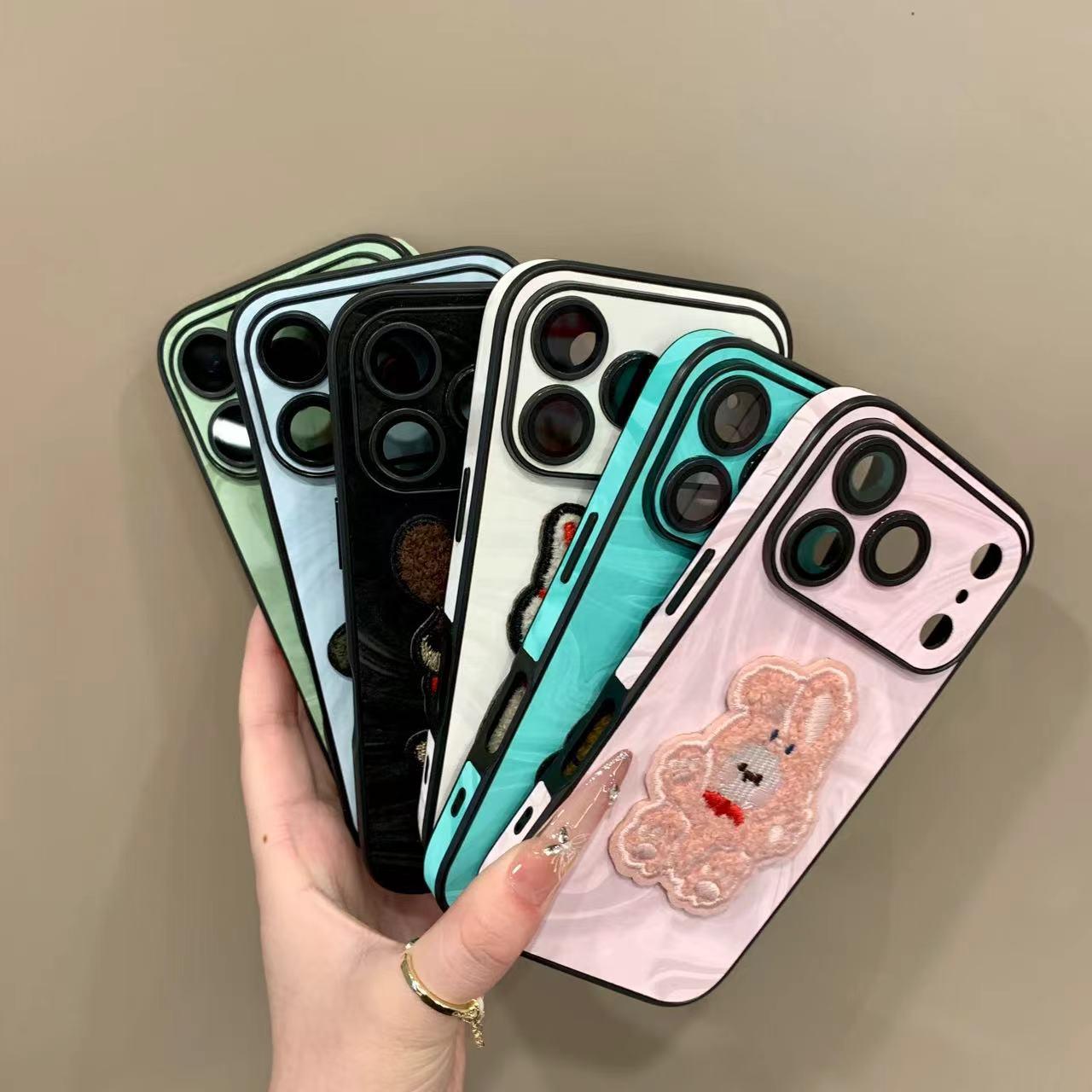 All inclusive embroidered pet case for iPhone