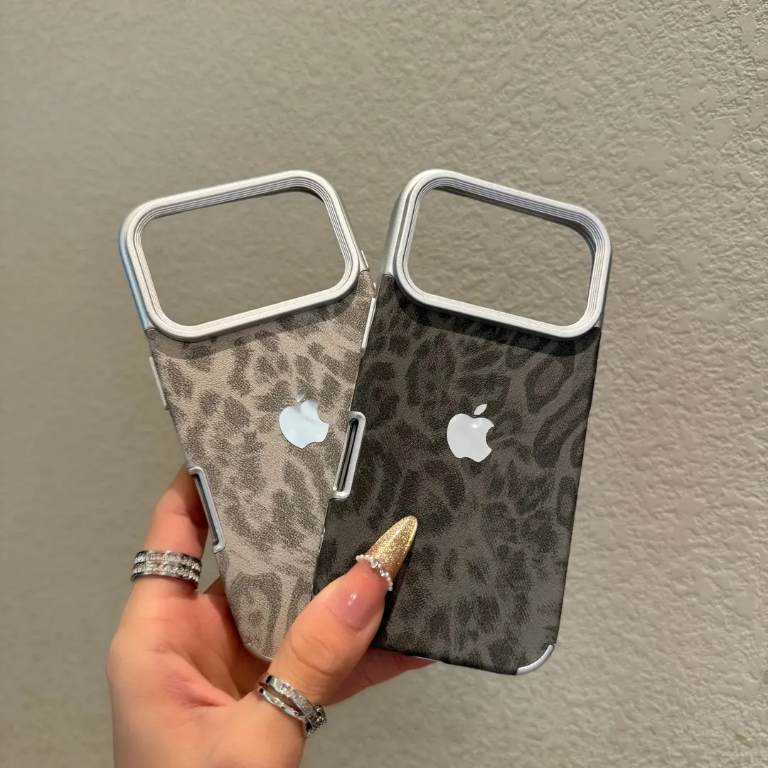 New electroplated leopard print case for iPhone