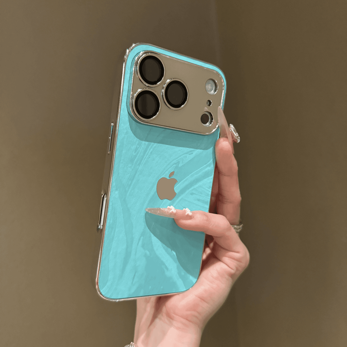 New electroplated water ripple case for iPhone