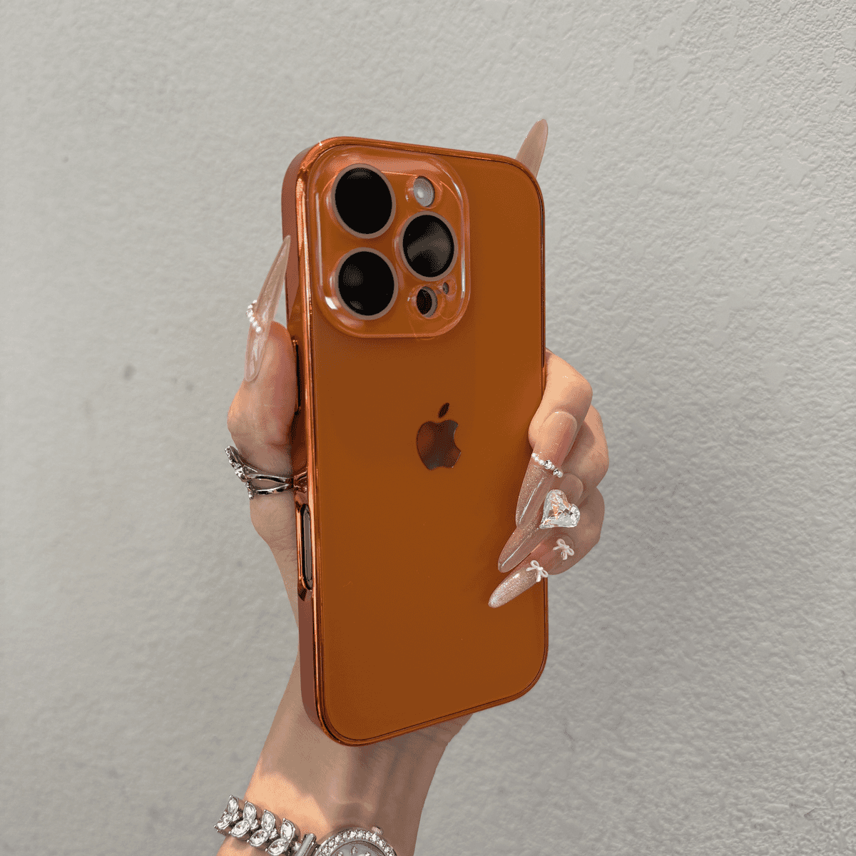 Advanced glass lens film frosted case for iPhone - Image 6