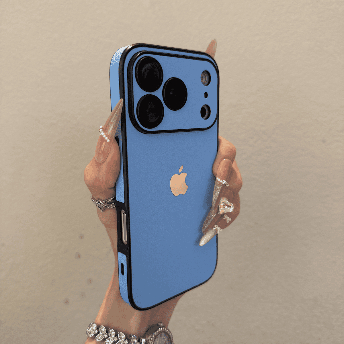 All inclusive plain leather anti drop case for iPhone