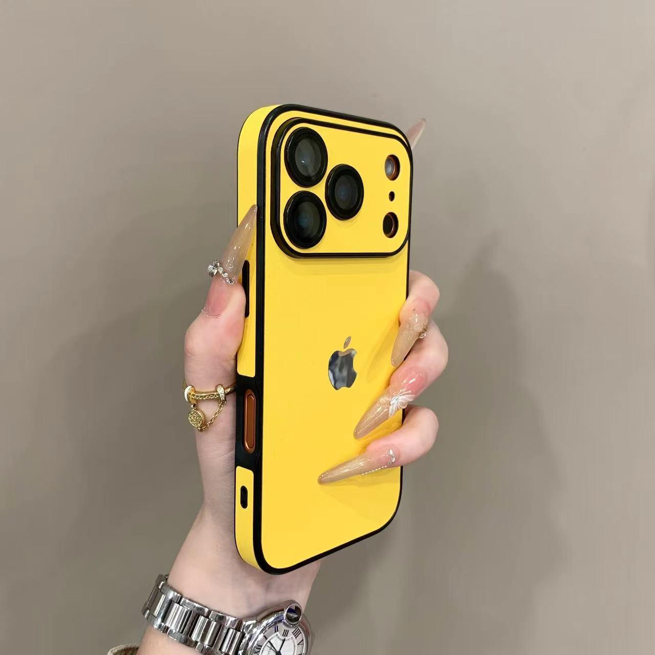 All inclusive plain leather anti drop case for iPhone - Image 2